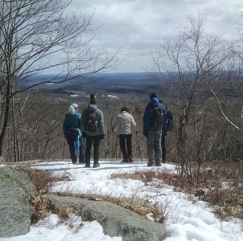 Winter Hike on Rose Mountain